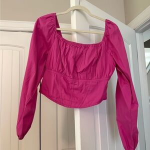 NEW Women's Pink Long Sleeve Top